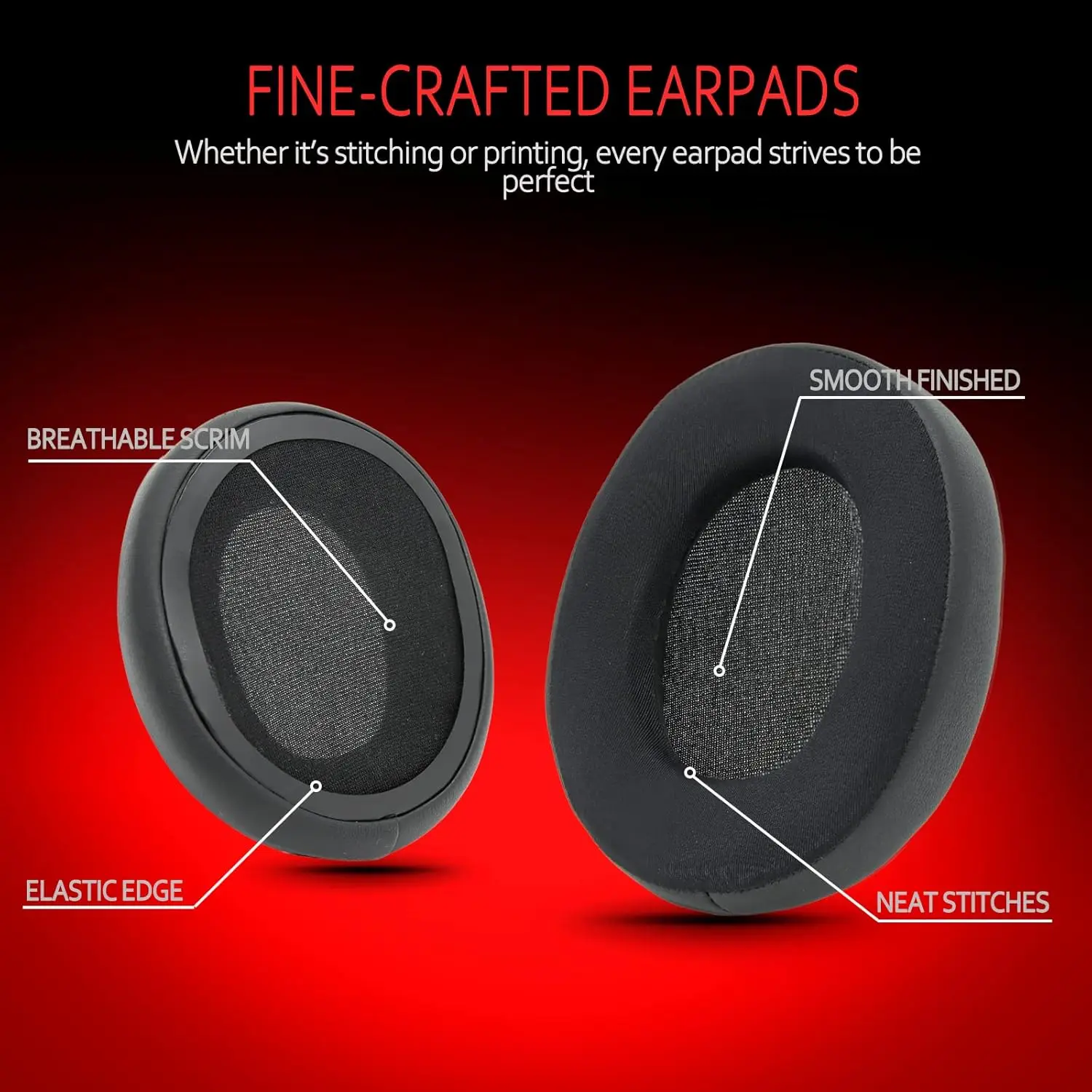 Replacement Earpads for Arctis Nova Pro Wireless, Arctis 7 Ear Cushion, fit SteelSeries Arctis 1, Pro, 3, 5, 7, 7+, 7p, 7X, 9