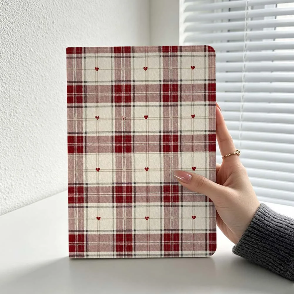 Retro Plaid Pattern Cover For Lenovo Xiaoxin Lenovo Tab Pad Pro Plus K11 P12 M10 Legion Y900 Soft Inch Tablet Case