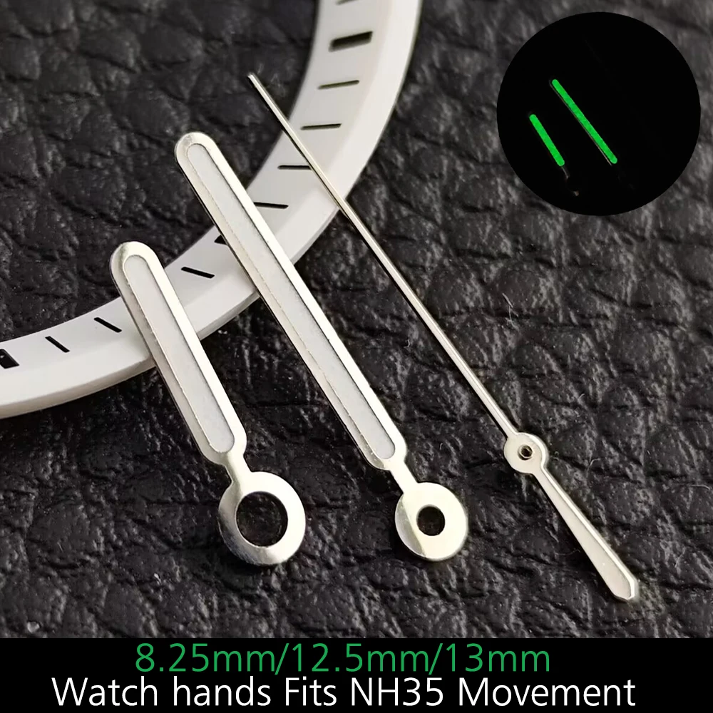 NH35 الأيدي الساعات للرجل ساعة اكسسوارات فضي الذهب روز الإبر يناسب NH35 NH36 ساعة يد تعمل بالحركة أجزاء لساعة أوتوماتيكية