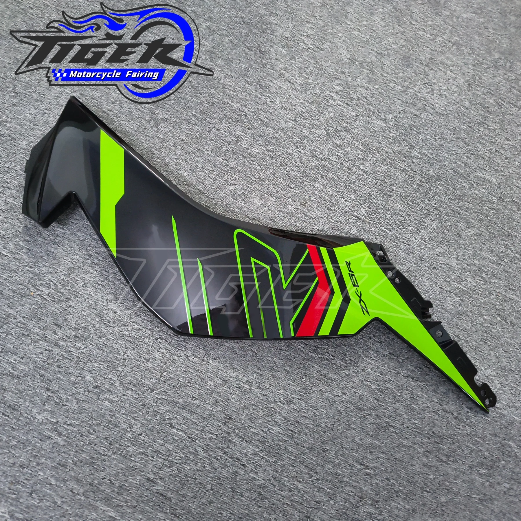 For KAWASAKI ZX6R 636 2019 2020 2021 2022 2023 Fender Fuel Tank Side Panel Frame Cover Fairing Kit 3K Dry Carbon Painted look