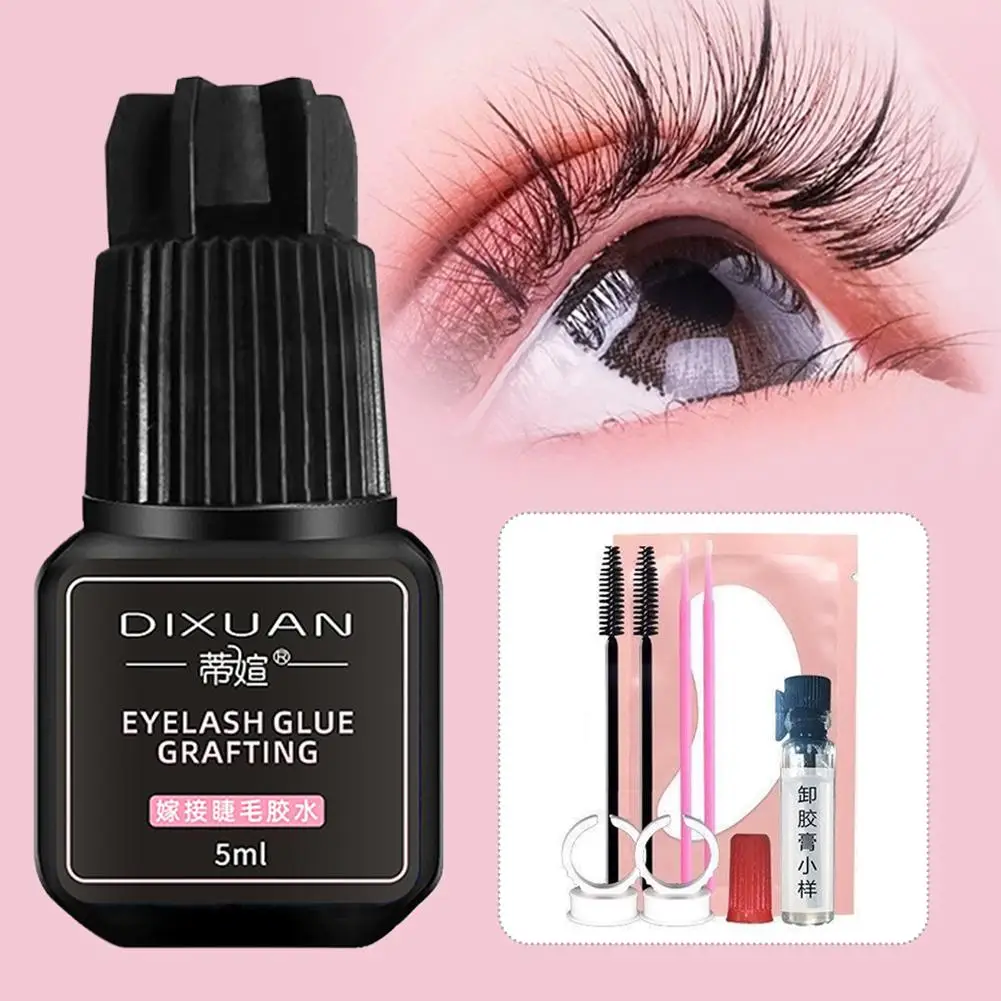 

Быстросохнущий клей для накладных ресниц, черный клей для ресниц для начинающих, для профессионального использования, клей для накладных ресниц O0S1