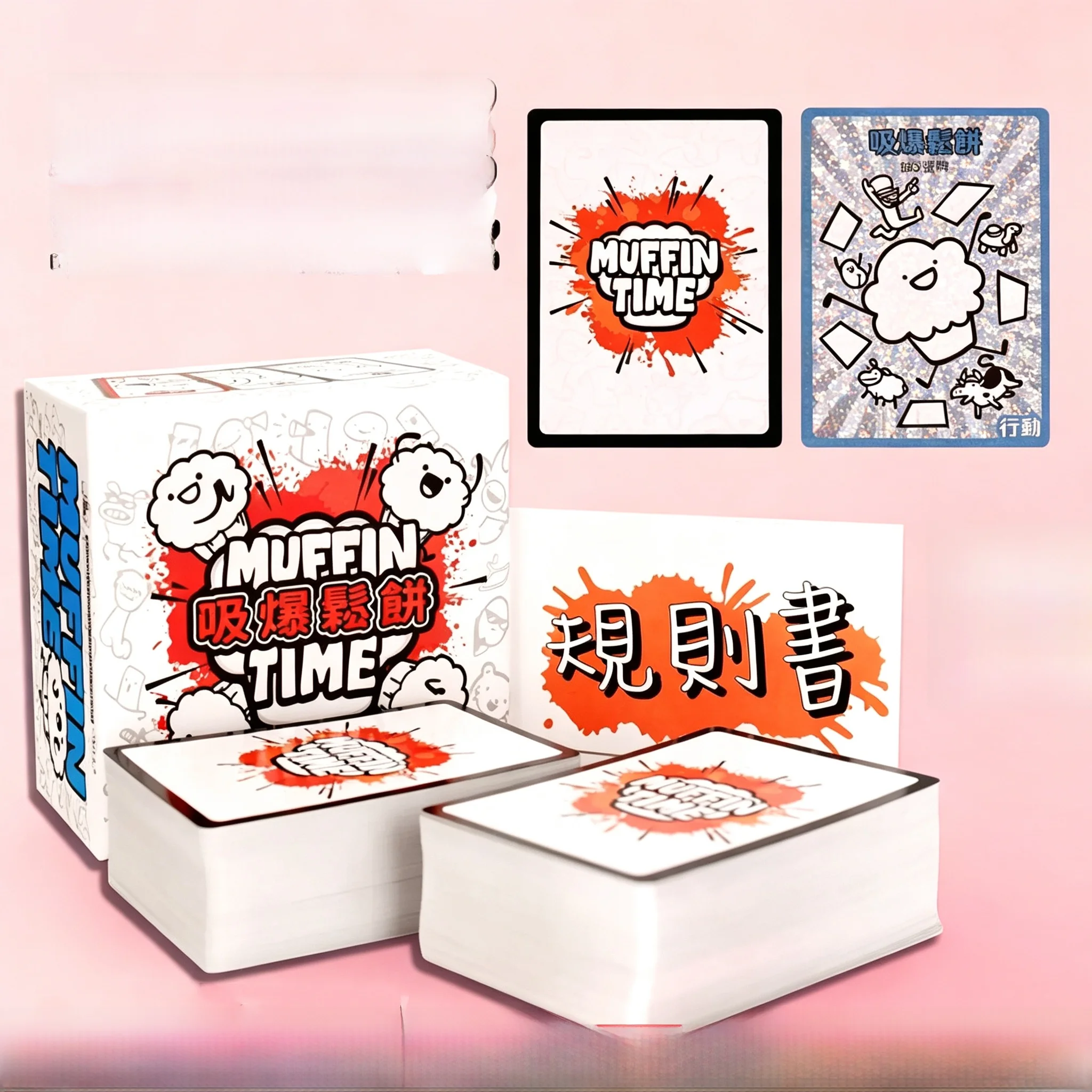 Funny Casual Board Game Muffin Time 28 People Cartoon Card Party Game Leisure Activity Wool Tabletop Game for Gathering