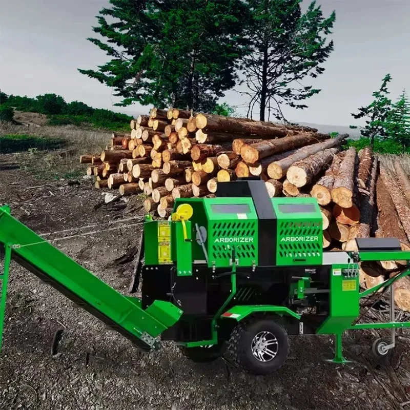 15 H P  Log Separator Dynamic Mobile Firewood Processor