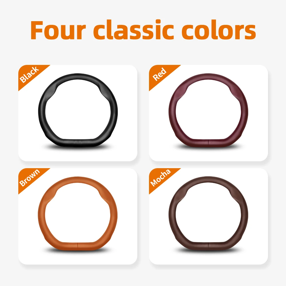 For Nissan D-Shaped Steering Wheel Cover Ultra-Thin Micro Fiber Leather Sylphy Sentra Altima Teana Qashqai Xtrail Kicks Rogue