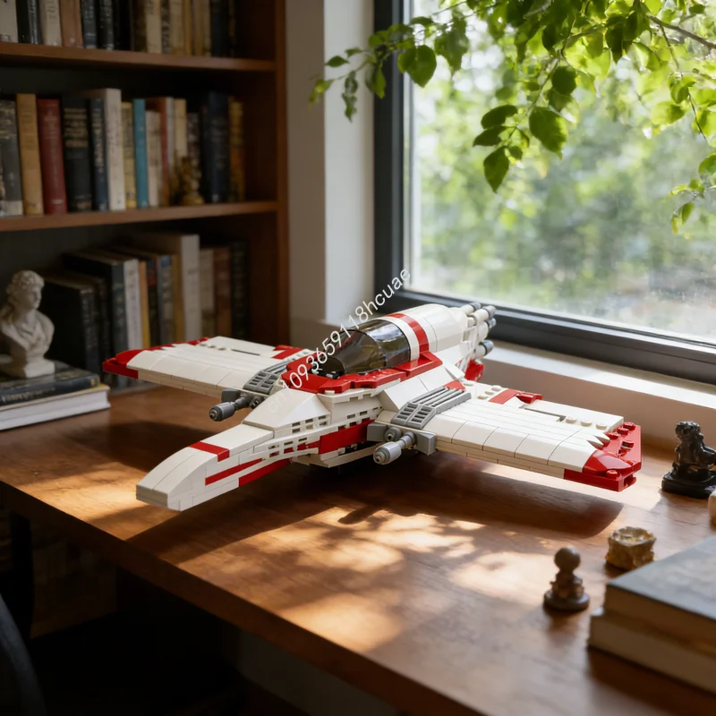 

345pcs MOC Incom T 5 Sandbat Republic Red Star Battle Model Building Blocks Toy Construction Festival Gifts Idea Brick