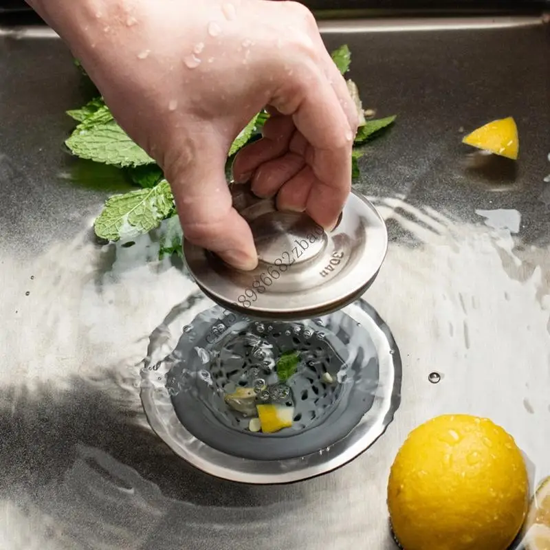 

H7EA Silicone Drain Filter Sewer Hair Filter Catcher Stopper Removable Floor Drain Cover Kitchen Tool Enduring