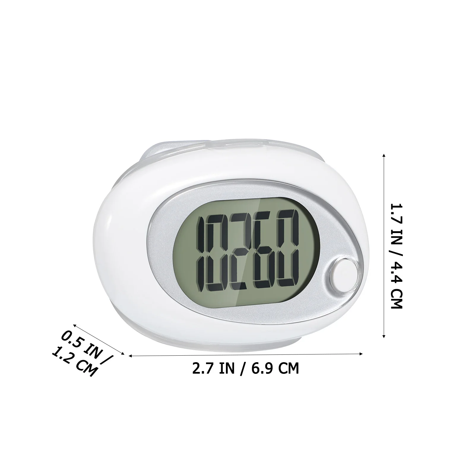 

Clip on Portable Step Counter Accurate Silent Pedometer Walking Tracker Outdoor Hiking Step Counter Large Screen for Seniors