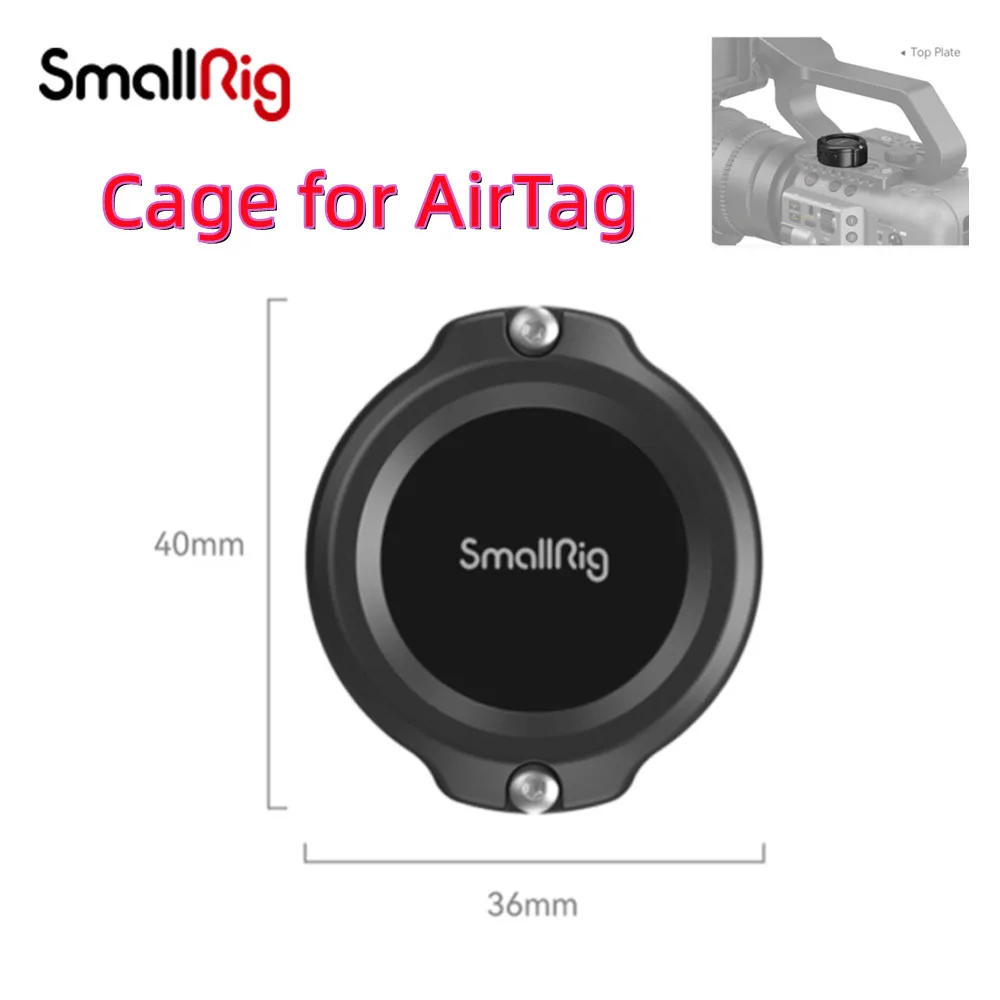 SmallRig MD4149 Cage for AirTag Universal Way to Mount AirTag On The Camera To Track Devices Max 100m Track