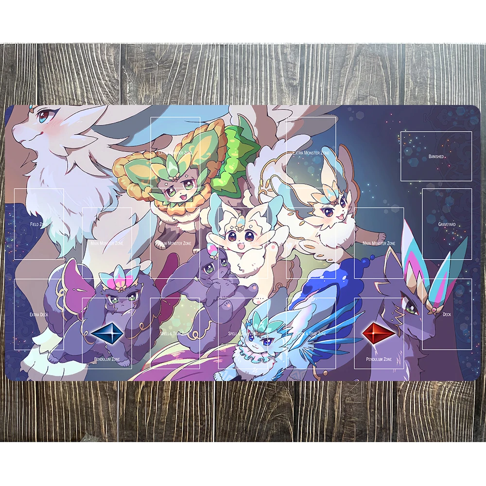 Yu-Gi-Oh Playmat Purrely Card Pad YGO Mat KMC TCG YuGiOh Mat-96