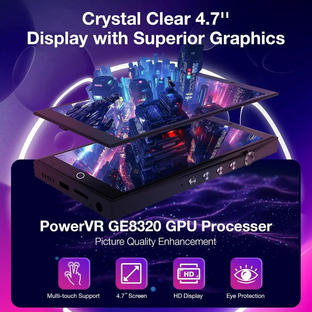 Portable Android Media Player with Touch Screen and Dual Cameras view 5