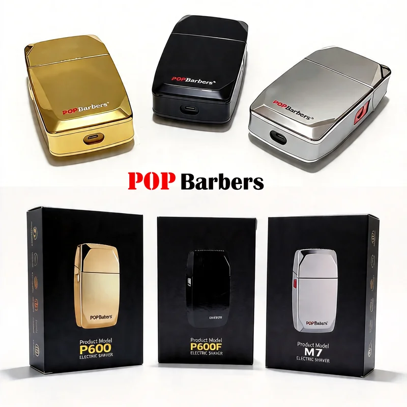 

Профессиональные электрические машинки для стрижки волос POP Barbers P600F P600 M7 с масляным градиентным эффектом и функцией бритья