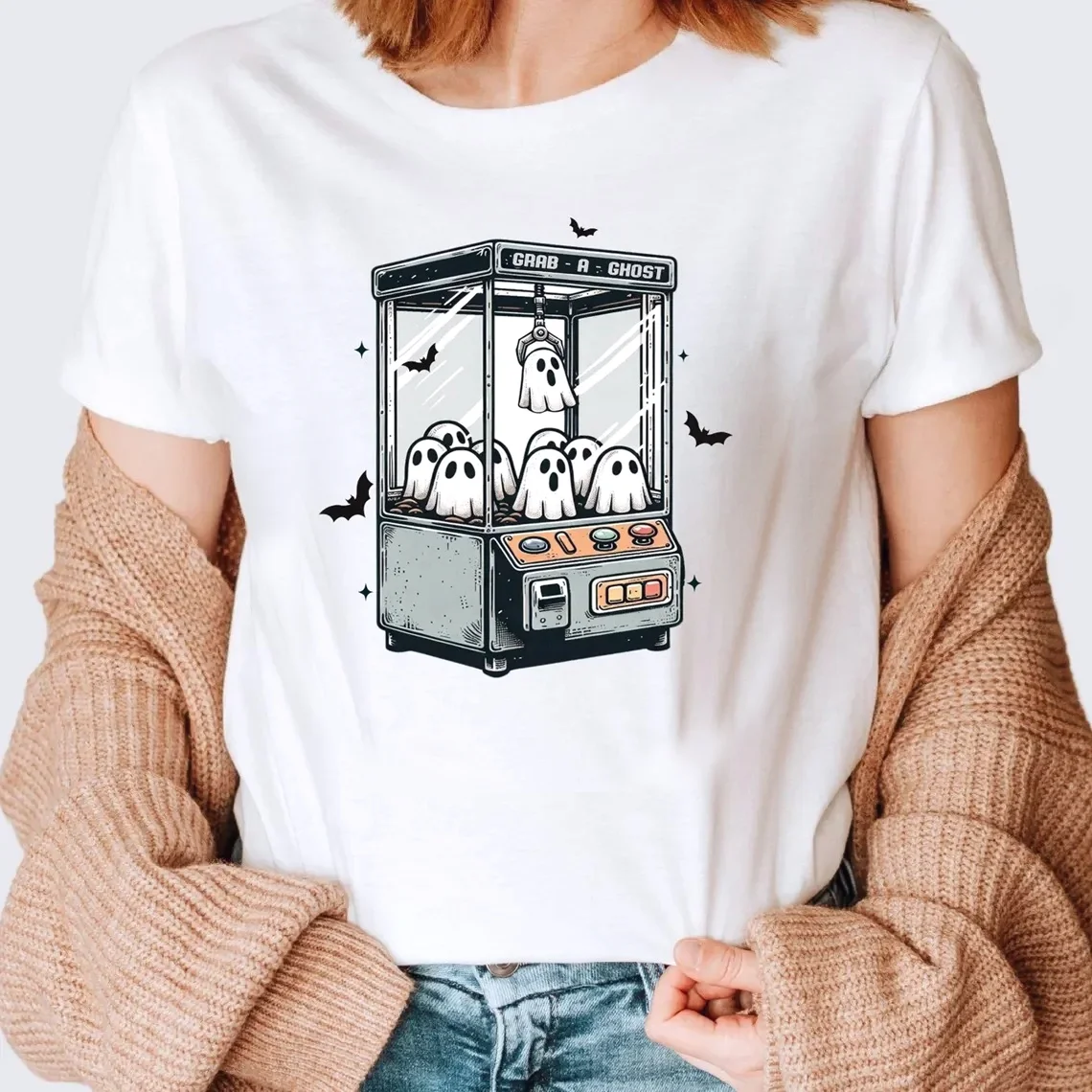 Umstands-Halloween-Shirt Schwangeres Skelett Baby T-Shirt Damen T-Shirt Lässiges Kurzarm-Shirt Lustige Gothic-Kleidung für Frauen Günstige Kleidung – Detail 8