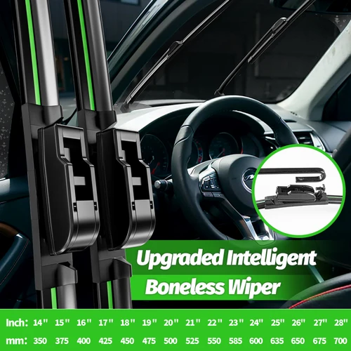 Imagen 1 del producto Gancho de limpiaparabrisas de coche, limpiaparabrisas de goma suave tipo U Universal, 14 ""15"" 16 ""17"" 18 ""19"" 20 ""21"" 22 ""23"" 24 ""25"" 26 ""28""