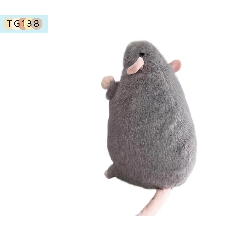 【Neu】35/50/90cm Cartoon-Blumenzweig-Ratte, weiche, übergroße Tierfigur, niedliche Simulation, große Maus, Plüschtier, Kissen, Geburtstagsgeschenk – Detail 9