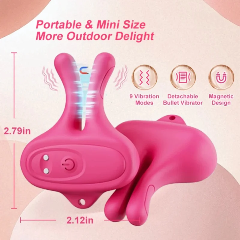 Abrazaderas vibratorias para estimulación de pezones, 9 modos de vibración para parejas, juguetes sexuales de placer intenso para exploración BDSM