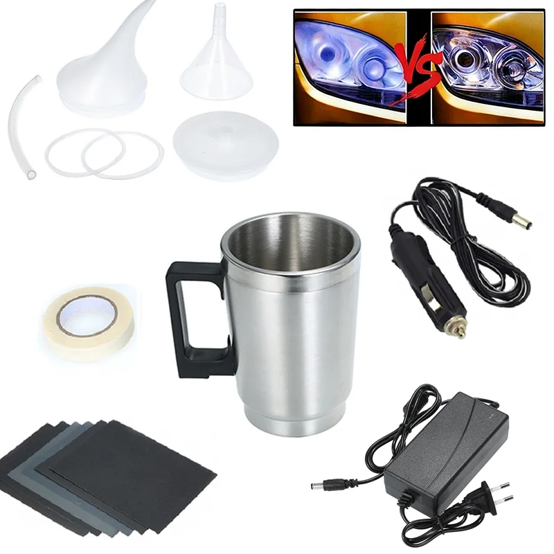 

Набор инструментов для ремонта фар, 12 В, 220 В, набор инструментов для ремонта автомобильных фар, нагревательная чашка для распыления, инструмент для электрического нагрева чашки