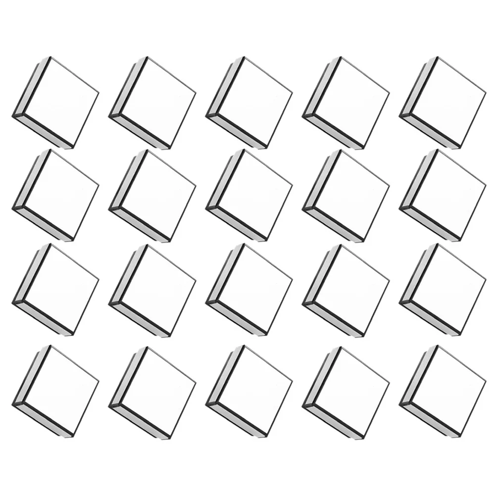 

20Pcs Jewelry Boxes Small Gift Cardboard Packaging Boxes Bulk Bulk Necklace Earring Ring Organizer Compact Portable