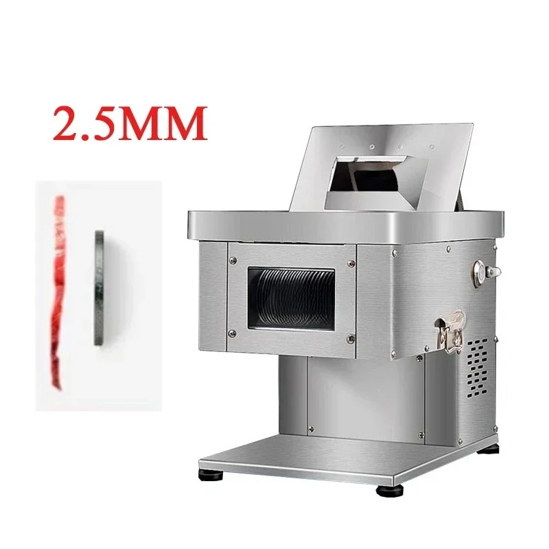 

220V Electric Meat Cutting Machine Commercial Home Meat Cutter Machine Stainless Steel Meat Slicer For Cutting Sausages
