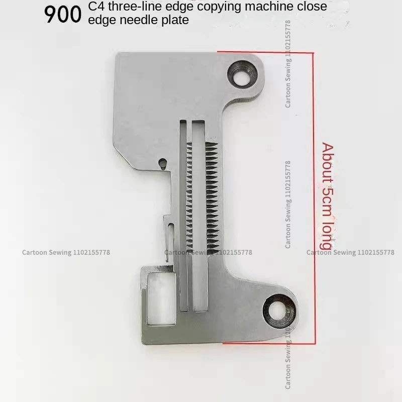 1PCS 3-Thread Close-Edge Gauge Set Presser Foot Needle Plate Chuck 277315-16f 277305-16f Feed Dog for Jack C4 904 B5 Overlock