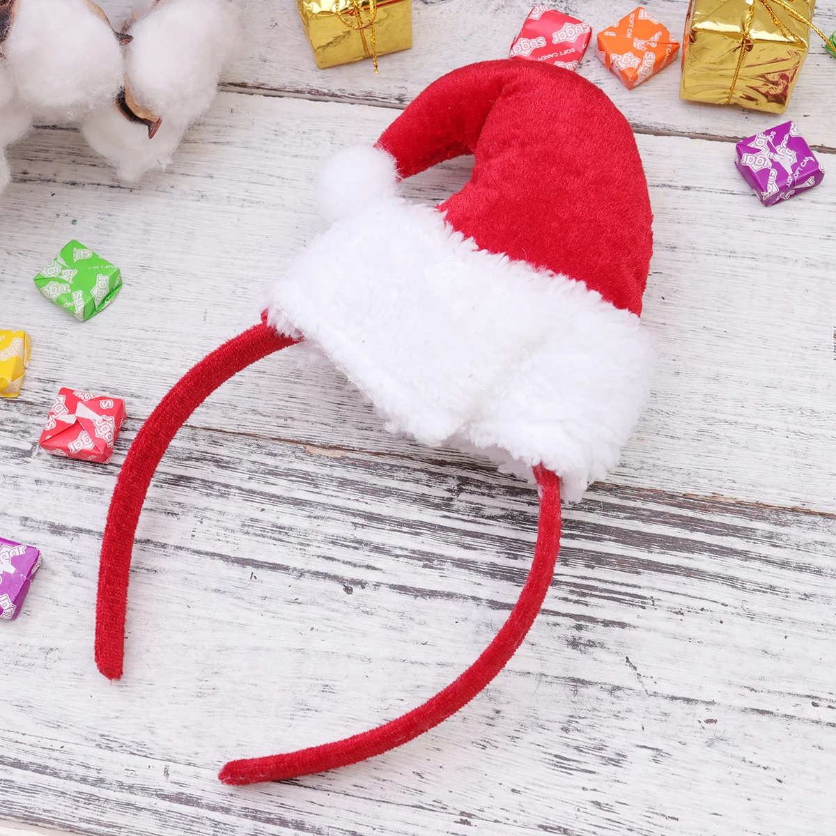 

Christmas Hat Hair Bands Hoop Headwear Kids Adult Party Accessories Elastic Christmas Hair Hoop Headdress Lightweight Non Fading