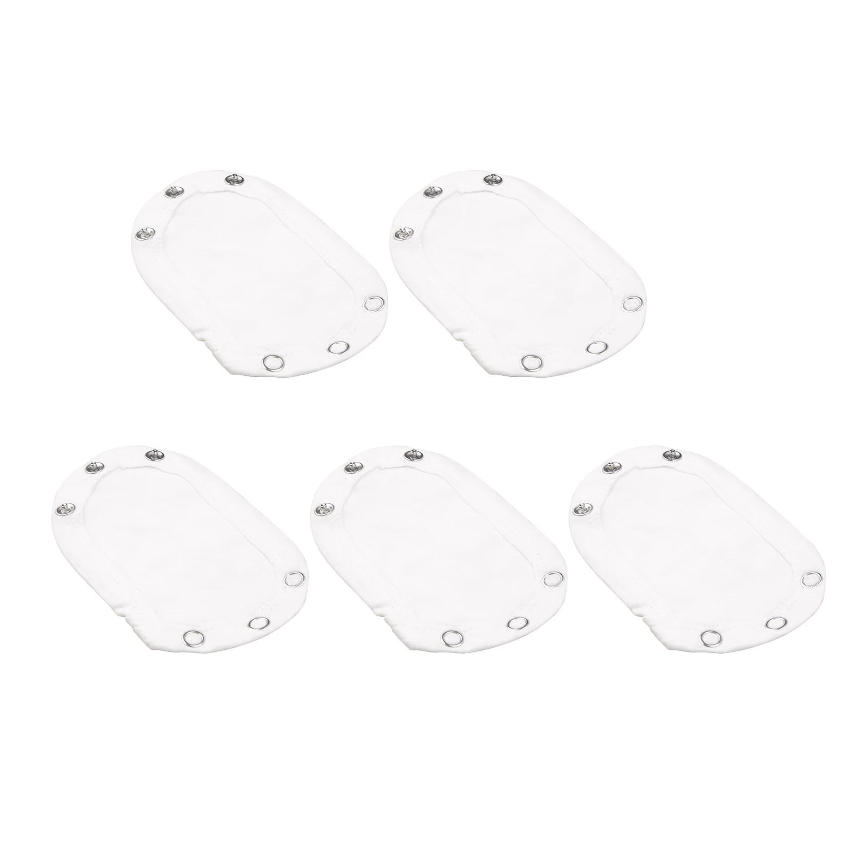 BAAA-5Pcs unissex bebê crianças macacão parceiro super utilitário bodysuit macacão fralda alongar estender filme (branco)