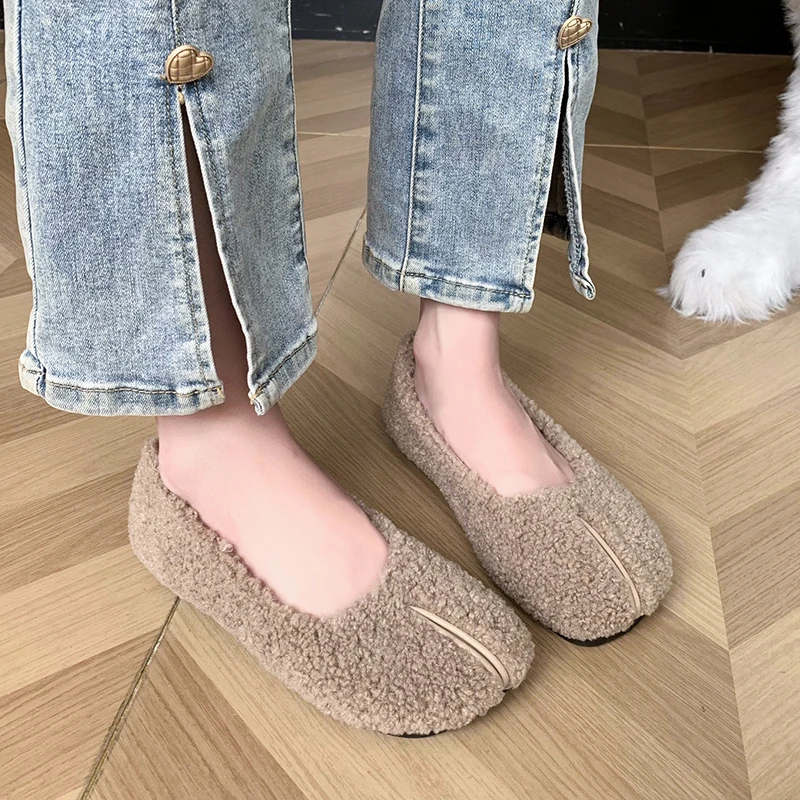 Moccasin Shoes Autumn Casual Female Sneakers Slip-on Shallow Mouth Round Toe Dress Flats Women Modis Moccasins New Fall Slip On