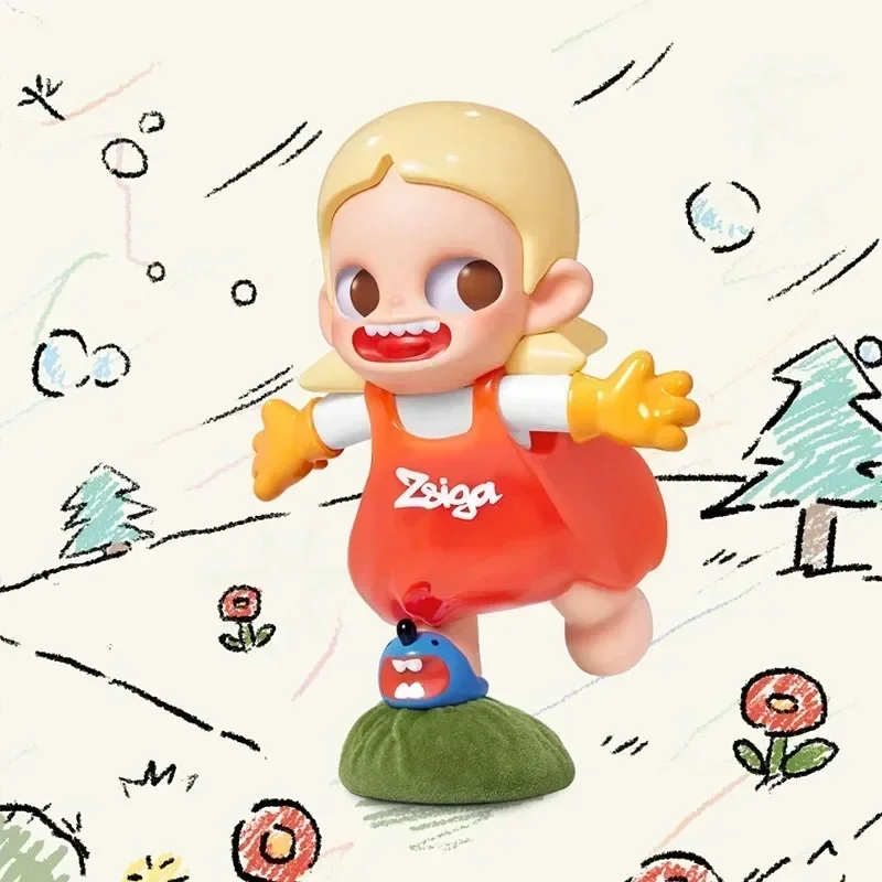 POP MART Zsiga Borderline Drifter Series Blind Box Guess Bag Desktop Decoration Cute Model Gift Girl Blind Bag Toys