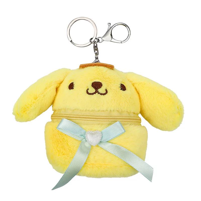 سلسلة مفاتيح تمثال إبداعية كرتونية من مينيسو للأطفال وحقائب تخزين للفتيات والطلاب