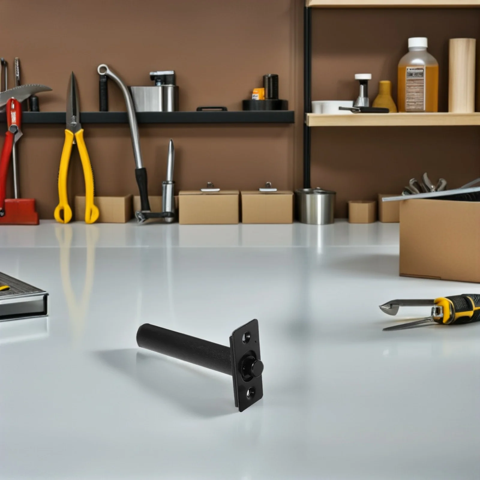 

1Set Anti Theft Stainless Steel Door Chain Concealed Security Bolt Latch Lock for Home Hotel Apartment Bedroom Black