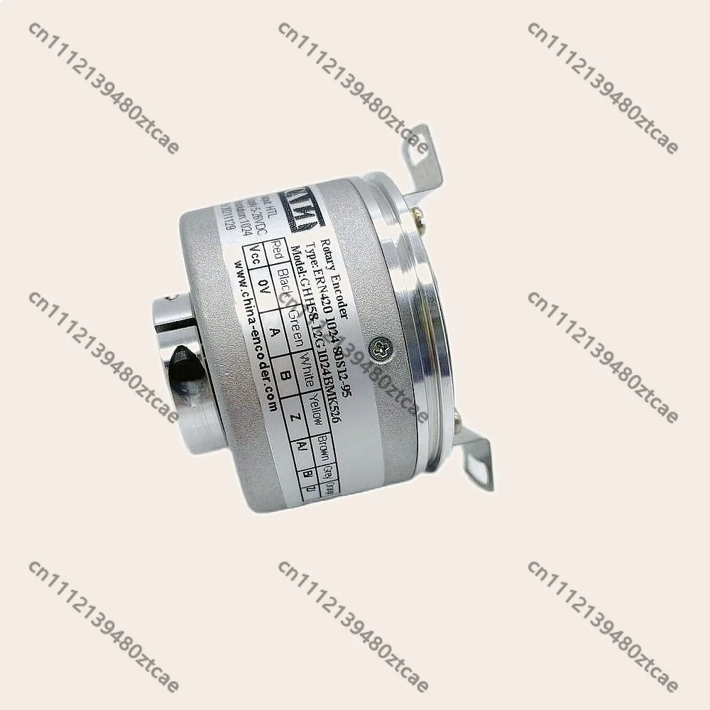 ERN420 1024 80S12-95 2048 1000 500 PPR 12mm Hollow Shaft HTL Output Incremental Optical Rotary Encoder for CALT Replacement