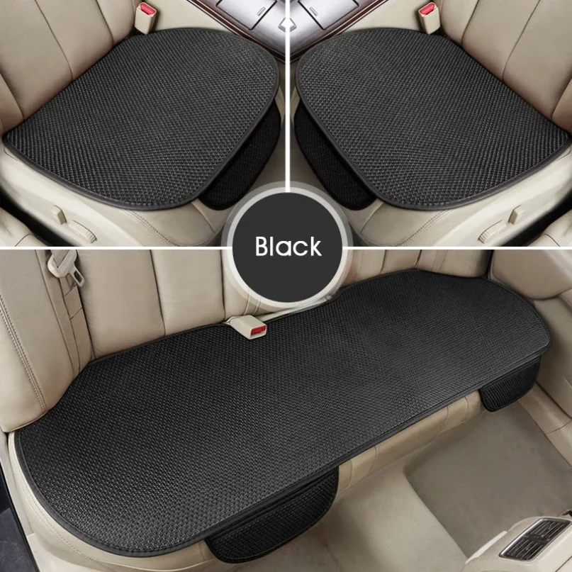 

Upgraded Breathable Ice Silk Non-Slip Car Seat Cushion, Universal Auto Interior Accessories, Ventilated Design