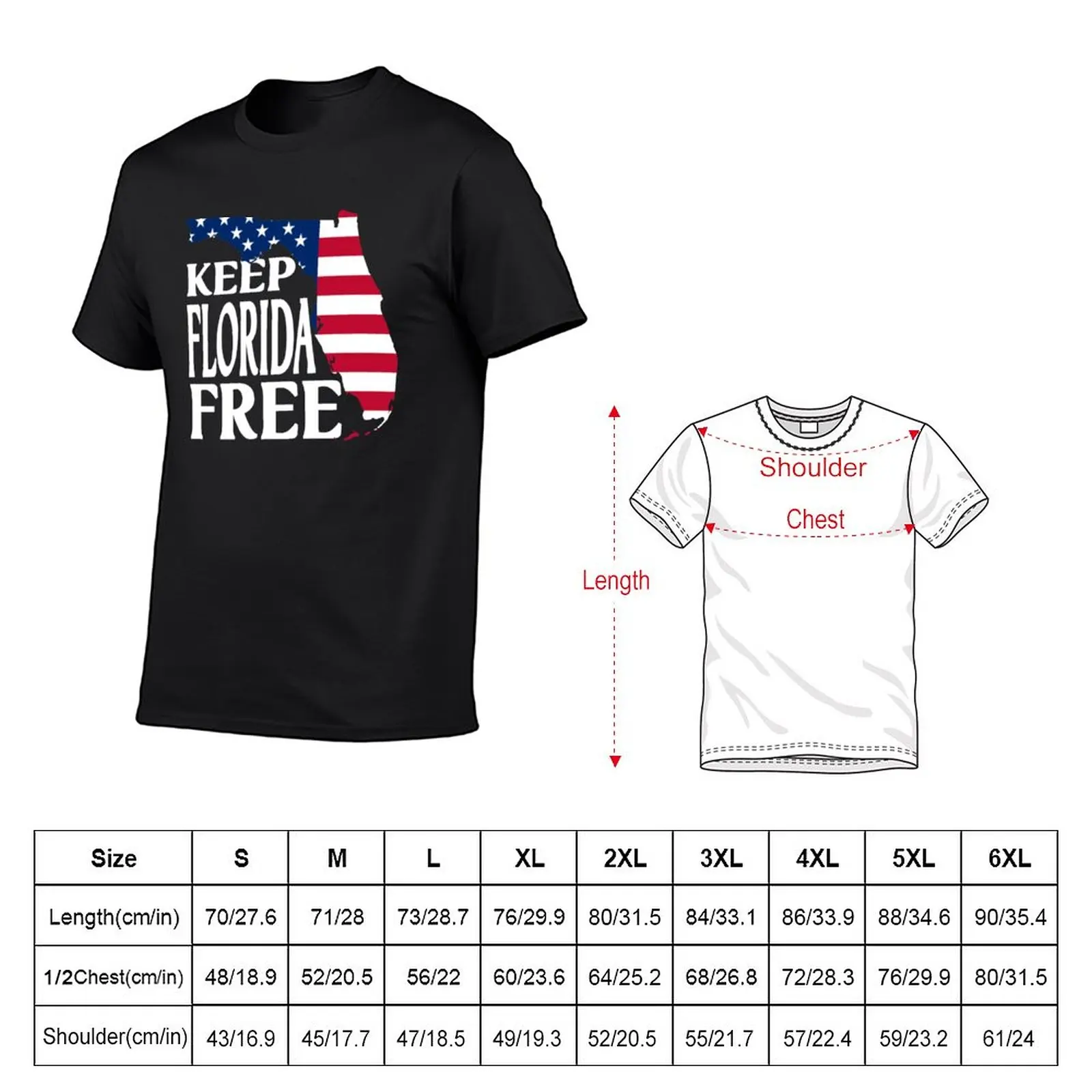 Keep Florida Free My Florida 2024 For Patriotic Mom And Dad T-Shirt kawaii clothes plus size tops tops men clothing