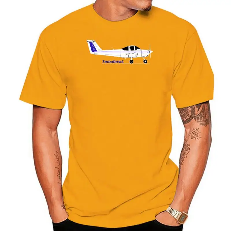 New Men T-Shirt Cool O-Neck Tops Aeroclassic PPL Pilot Piper PA38 Tomahawk Aircraft Inspired T shirt Dress