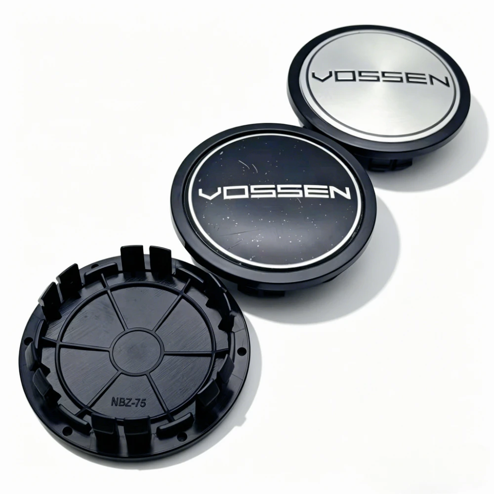 4pcs Vossen Logo Badge Emblem Car Wheel Center Caps 75MM Clip 65MM Rim Hubcaps Dust Cover Wheels Hub Cap Replace Car Accessories view 3