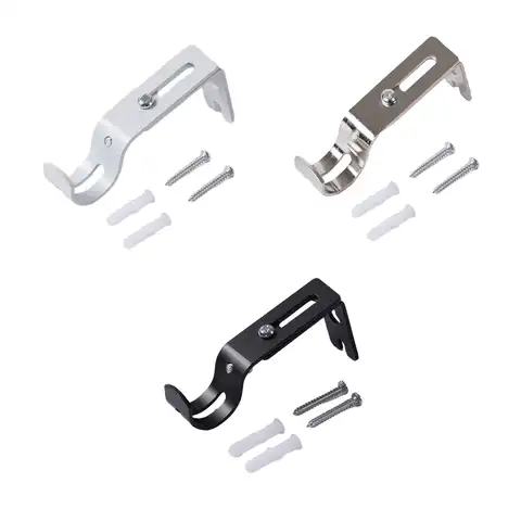 1/2/3Pcs 조정 가능한 확장 가능한 내구성 창 커튼 막대 홀더 나사 벽 브래킷 교수형 후크 가구 하드웨어 도구 Best5 1/2/3Pcs 조정 가능한 확장 가능한 내구성 창 커튼 막대 홀더 나사 벽 브래킷 교수형 후크 가구 하드웨어 도구 Best5