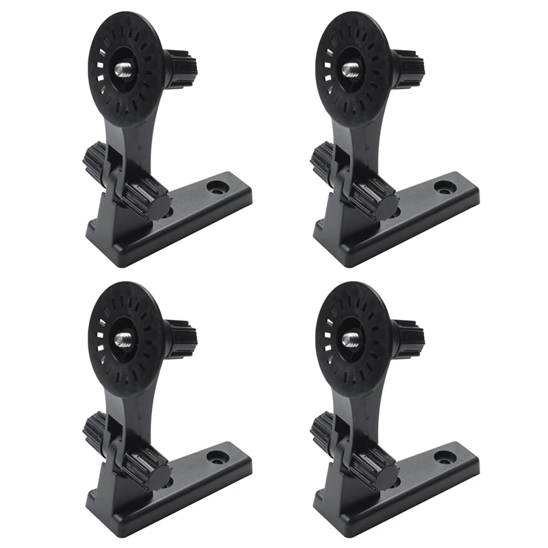 

4X Wall Mount Bracket Cam Storage Stand Holder 180 Degree Adjustable For Cloud Camera 291 Series Camara(Black)