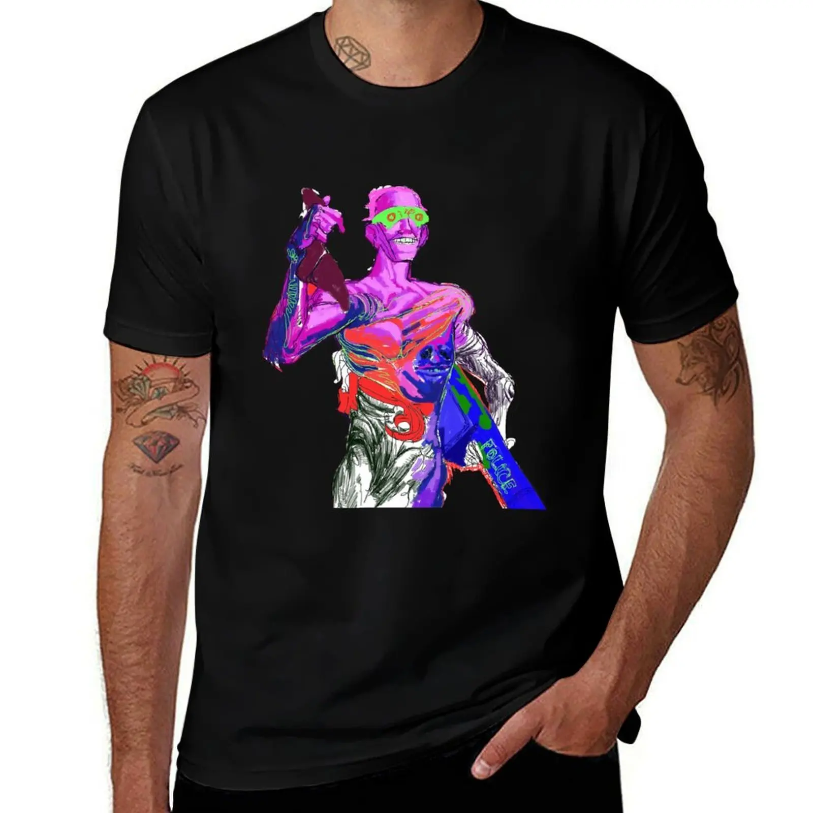 T-shirt à manches courtes léger et rafraîchissant de la collection Cruelty Squad Art