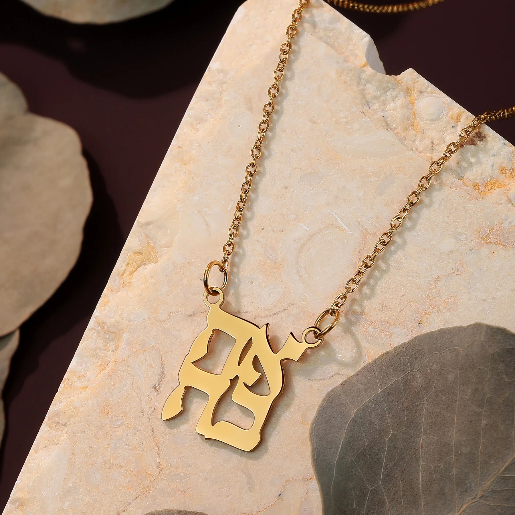 كينيتيال أهافا الحب في العبرية قلادة قلادة للنساء مجوهرات من صلب لا يصدأ يهوديكا اليهودية قلادة هدية