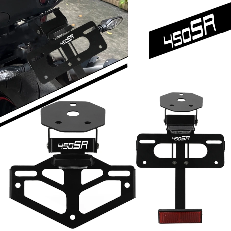 

300SR 250SR 450NK FOR CFMOTO CF MOTO 450SR/SR-S/SS 2022-2024-2025 License Plate Holder Fender Eliminator Registration Bracket