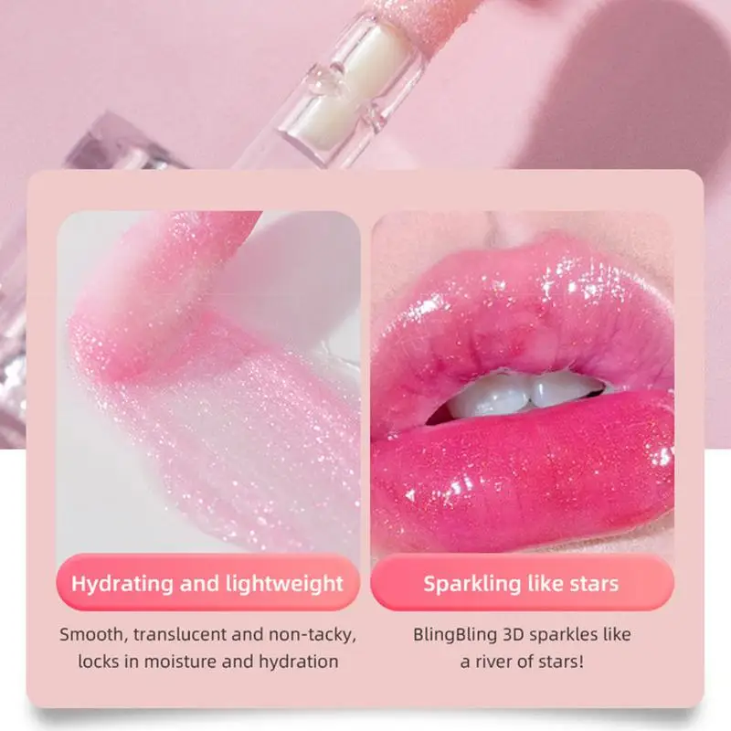 Lip Oil Gloss temperatura cambia colore idratante trucco rossetto idratante Lip Plumper Shiny Pearl Glassy Lip Oil balsamo per le labbra