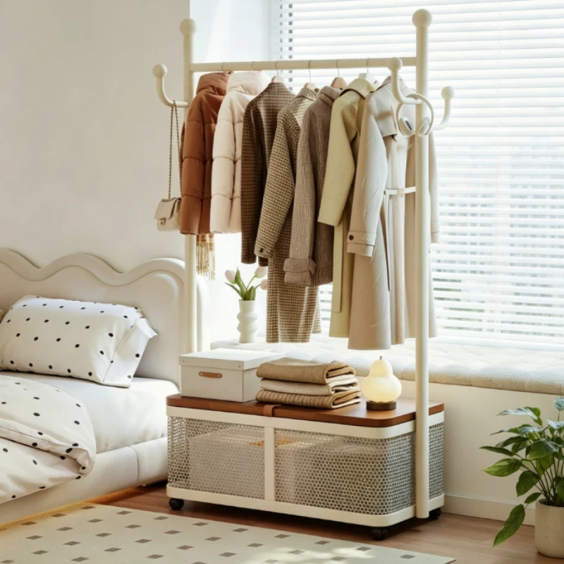 Hangers Portable Clothing Rack Bedroom Storage Cape Holder Coat Rack Drying Stand Percheros De Pared Living Room Furniture