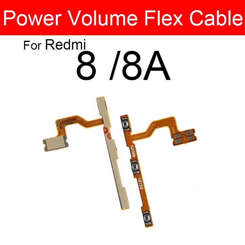 Power&Volume Side Button Flex Cable For Xiaomi Redmi 3 3s 3x 3 4 4A 4X 5 Plus 5A 6A 6 Pro 7 7A 8 8A 9 9i 9A 9C Replacemet Parts