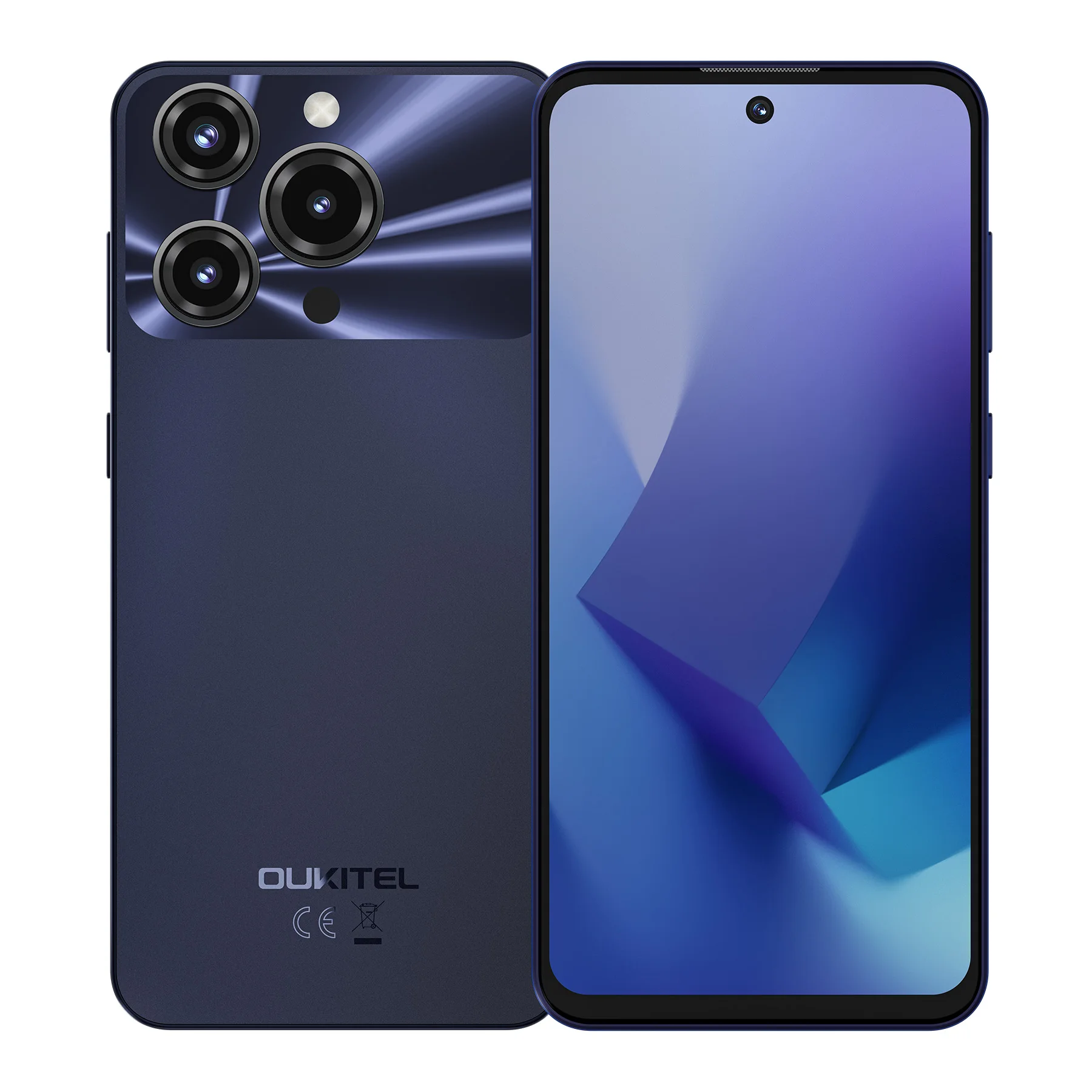 OUKITEL C69 Smartphone 6000mAh, 7.2” HD+ Large Screen 24GB(8+16)+256GB, 64MP Main Camera NFC Cellphone Android 15,120Hz,Dual 4G