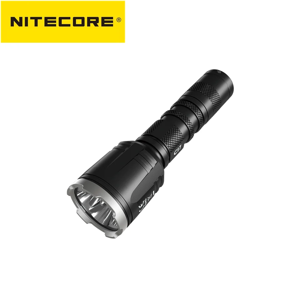 NITECORE CI7 Dual Beam 7000mW Flashlight 9Modes 2500 Lumens XP-G3 S 8x LEDs Tactical IR Torch light Outdoor Camping Hunting