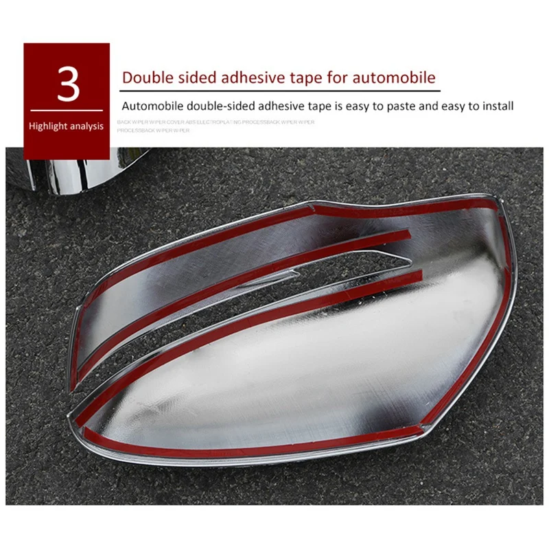 Car Rearview Mirror Cover Side Door Mirror Trim For Nissan Xtrail X-Trail T32 Rogue Serena Juke 2014-2020, ABS Chrome