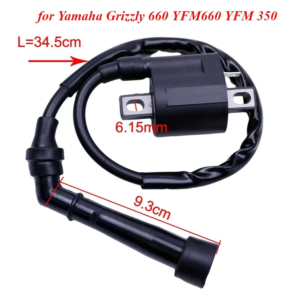

Motorcycle Ignition Coil for Yamaha Grizzly 660 YFM660 YFM 350 2002 2003 2004 2005 2006 2007 2008 Bear Tracker ATV Parts