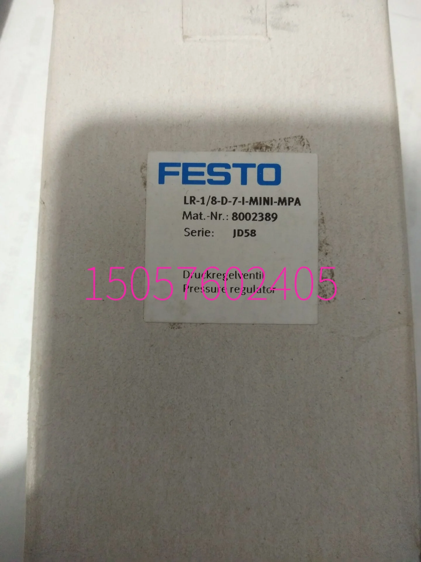 Festo FESTO Pressure Reducing Valve LR-1/8-D-7-I-MINI-MPA 8002389 Genuine Stock