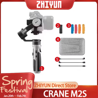 ZHIYUN CRANE M2S 3-Axis Mirrorless Handheld Cameras Gimbal Stabilizer for phones actioncams mirrorless cameras