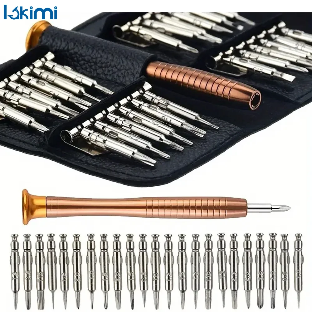 

25-in-1 Precision Screwdriver Repair Tool Kit, Small Screwdrivers Set with Star, Y-Type, Flat-Blade LK-AA31