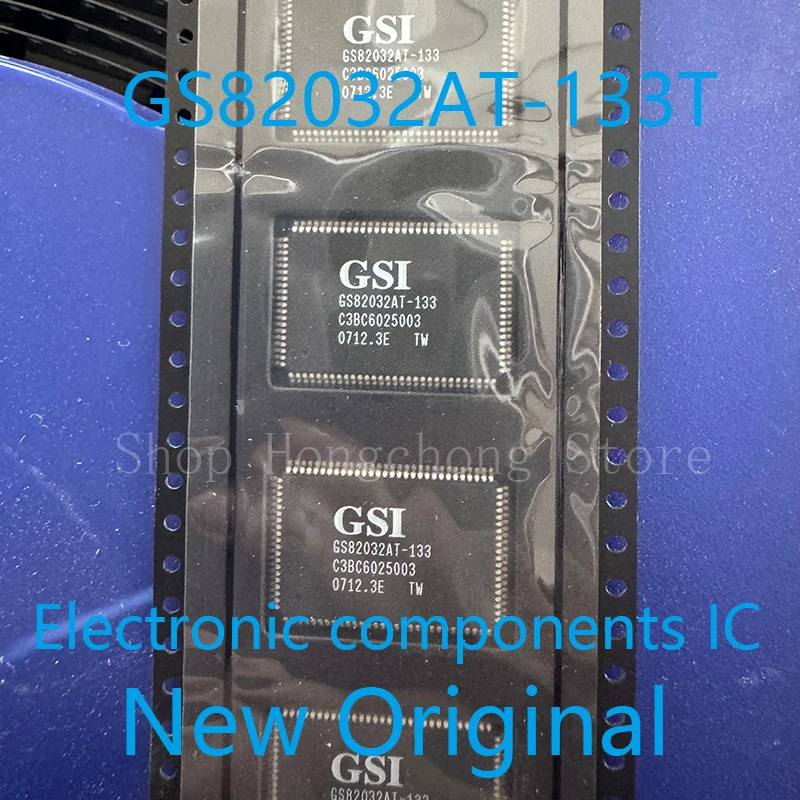 New Original GS82032AT-133T GS82032AT-133 GS82032AT SRAM Chip Sync Quad 3.3V 2M-bit 64K x 32 10ns/4ns 100-Pin TQFP Tray 1PCS